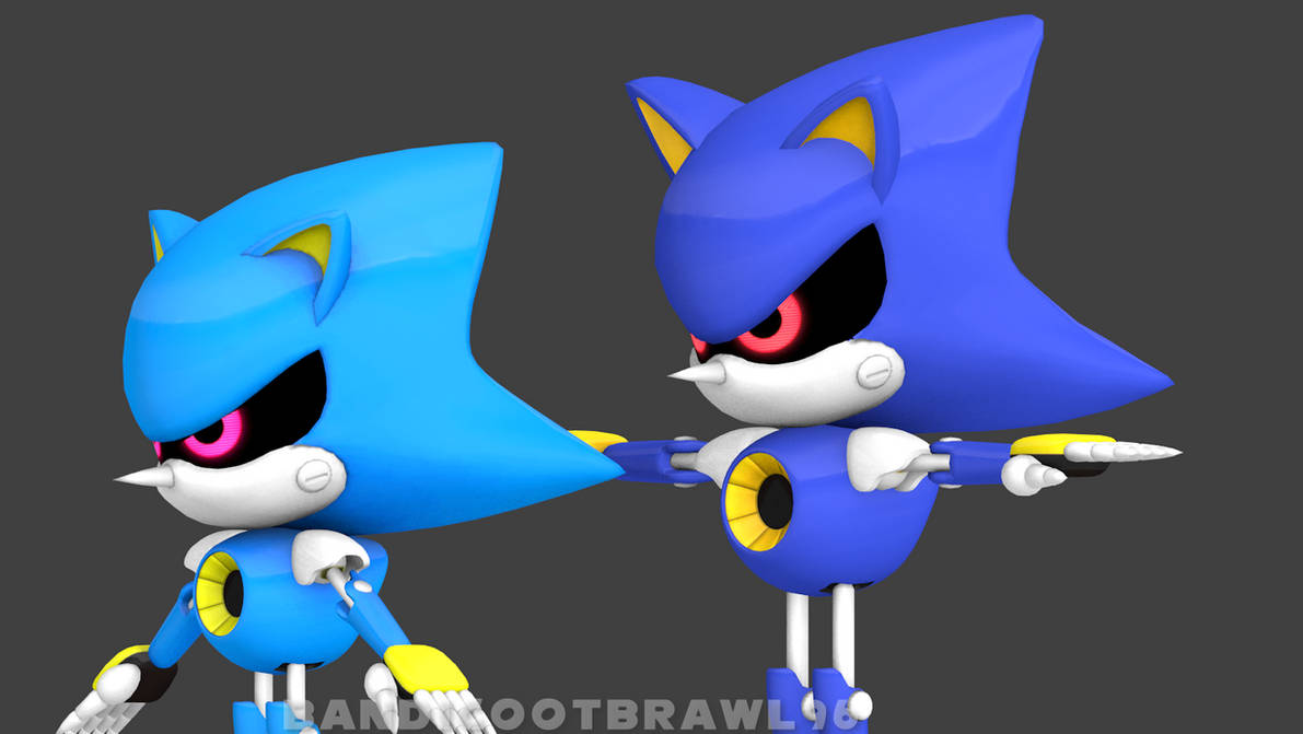 Metal Sonic Model from the Concept and development artwork set for