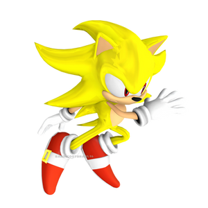 Dreamcast Super Sonic October 2023 Render