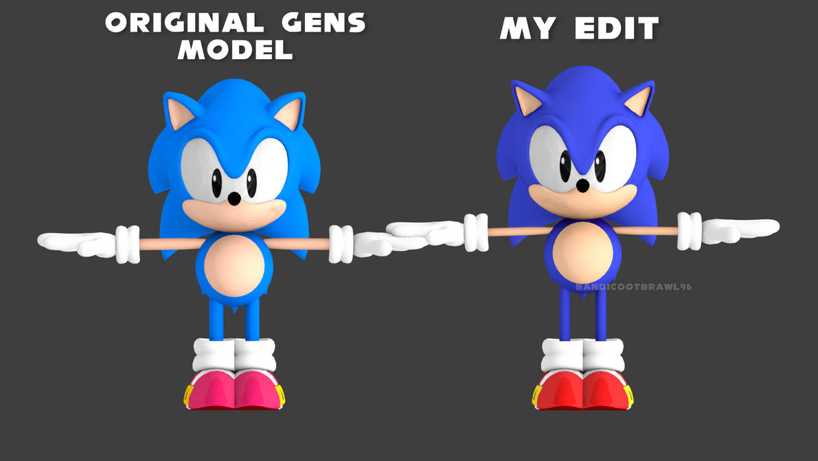 Sonic the Hedgehog 2 30th Anniversary Render by bandicootbrawl96 on  DeviantArt