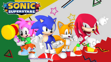 Sonic SuperStars Group Render