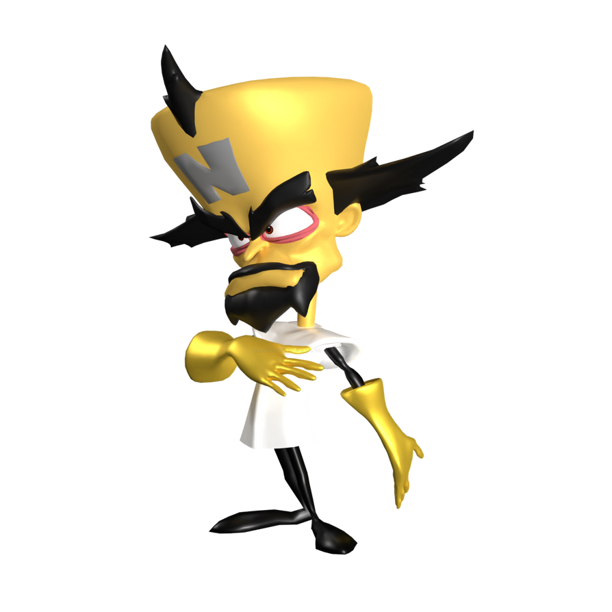 Classic Dr. Neo Cortex Legacy Render by bandicootbrawl96 on DeviantArt