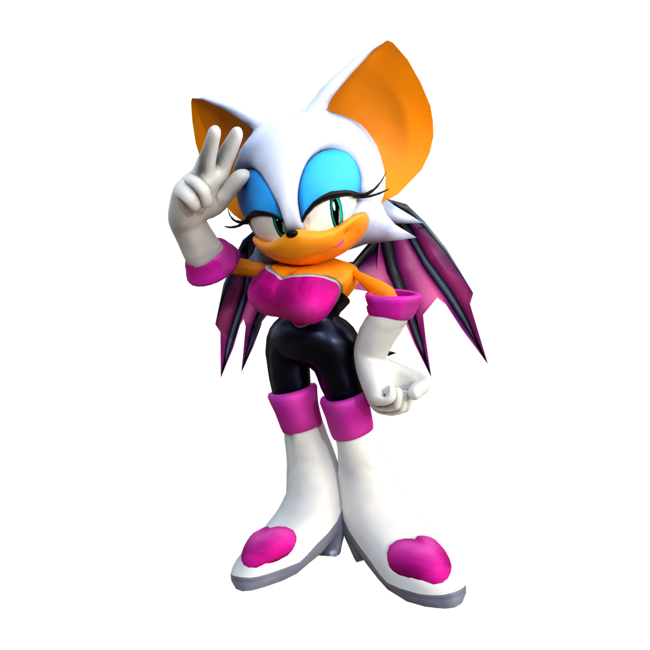 Sa2 Rouge Dreamcast Rouge SA2 Render 2024 by bandicootbrawl96 on DeviantArt