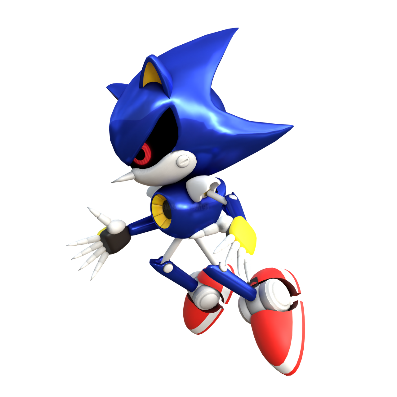 Classic Metal Sonic Sonic CD Render 2K25
