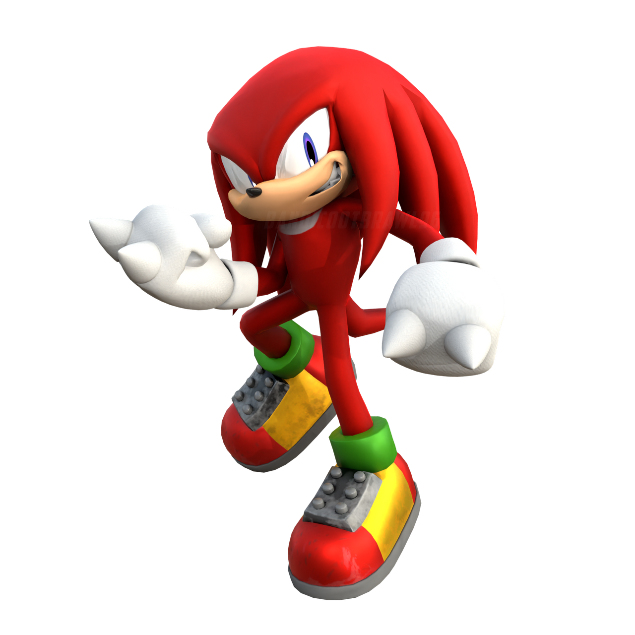 Knuckles Rende Knuckles the Echidna May 2025 Render by bandicootbrawl96 on DeviantArt