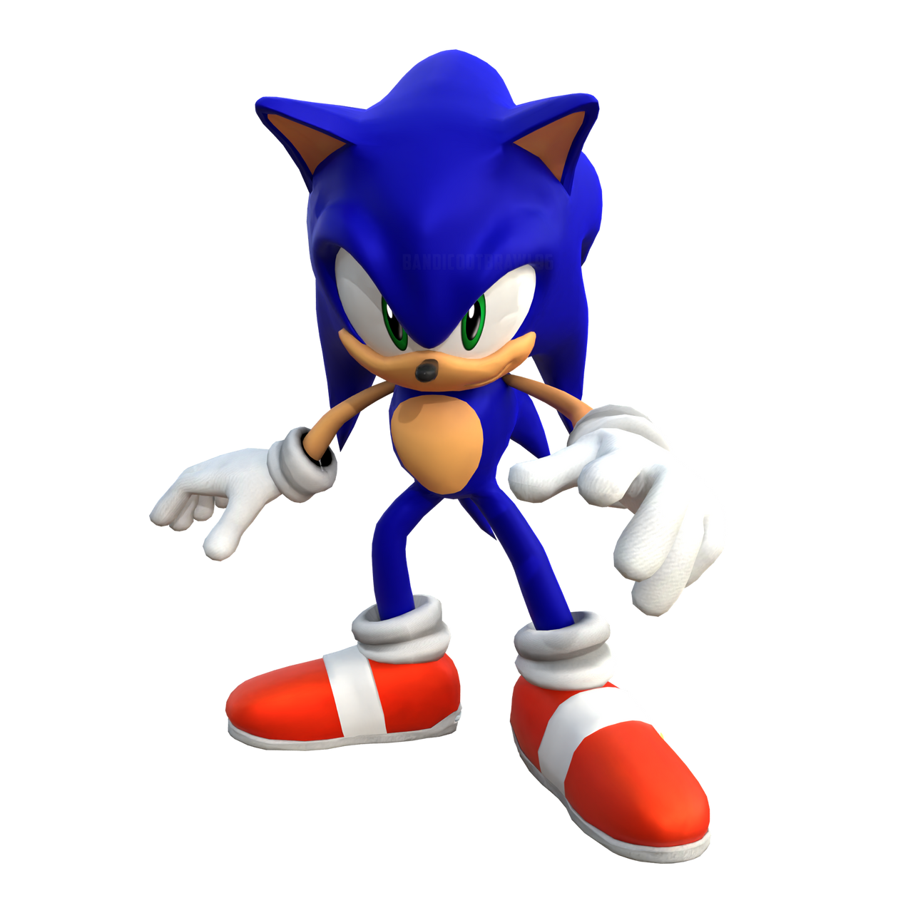 Sa Sonic Rig Dreamcast Sonic SA1 CGI Recreation 2K25 by bandicootbrawl96 on DeviantArt