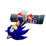 Dreamcast Sonic SA2 GUN Board Dive Render