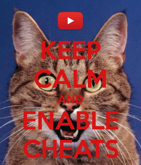 Keep Calm and Enable Cheats (SeaNanners)