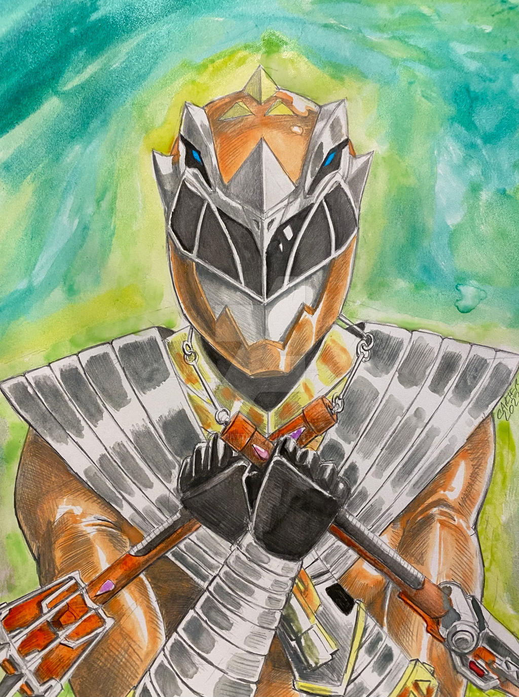 Organe Ranger Cosmic Fury Orange Power Ranger by VectorAttila on DeviantArt