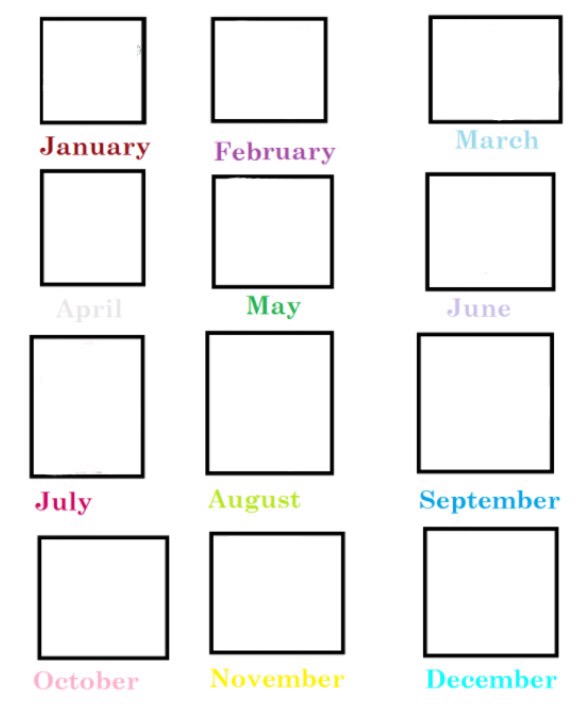Character Birth Month Meme Template by Jammergg07 on DeviantArt