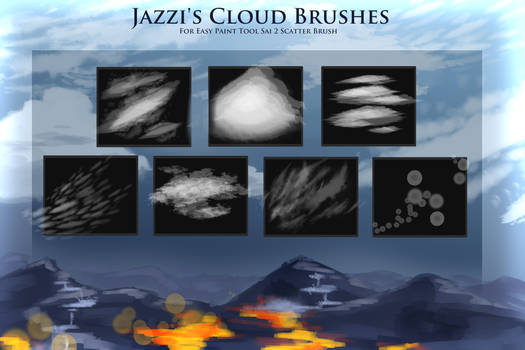 Jazzi's Cloud Brushes [ for paint tool sai 2 ]
