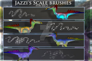 Jazzi's scale brush set for Sai 2