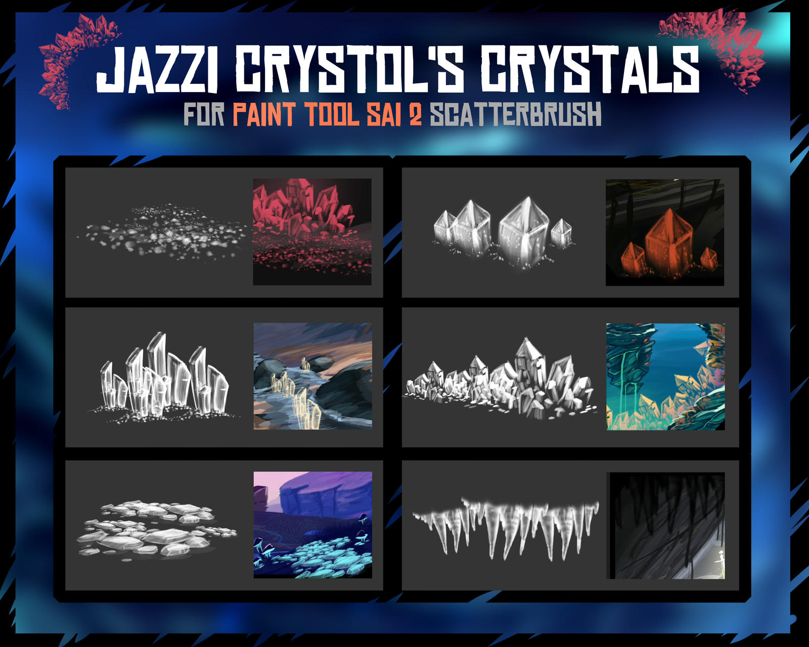 Jazzi S Crystal Brushes For Sai 2 Scatterbrush By Jazzi Crystol On Deviantart Jazzi S Crystal Brushes For Sai 2 Scatterbrush By Jazzi Crystol On Deviantart
