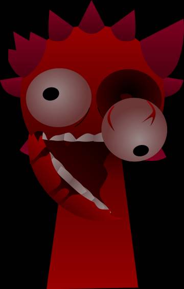 Sprinki Raddy Sprunki pyramixed Raddy/red by herocyan on DeviantArt