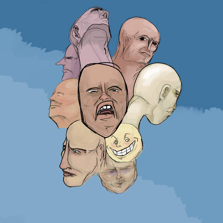 Three Face Characters three faces by wimpcutlet on DeviantArt