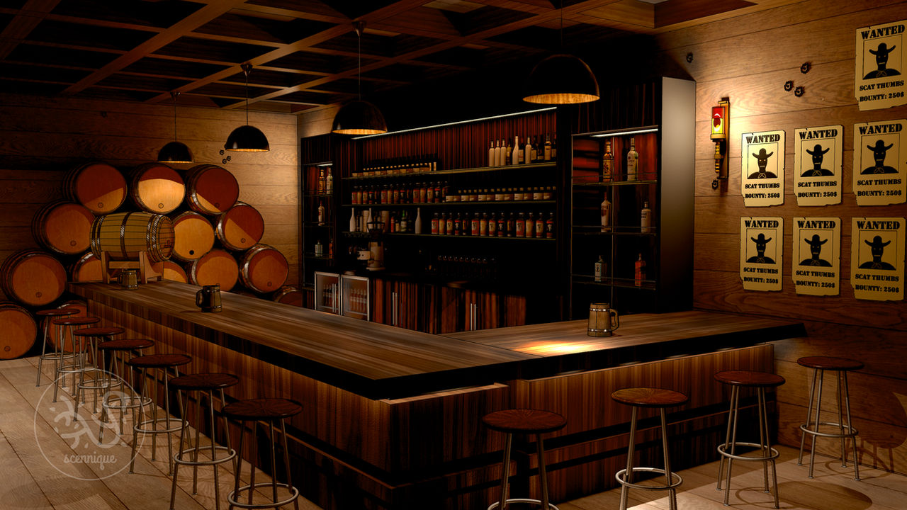 Wild West Bar 1 By Scennique On Deviantart
