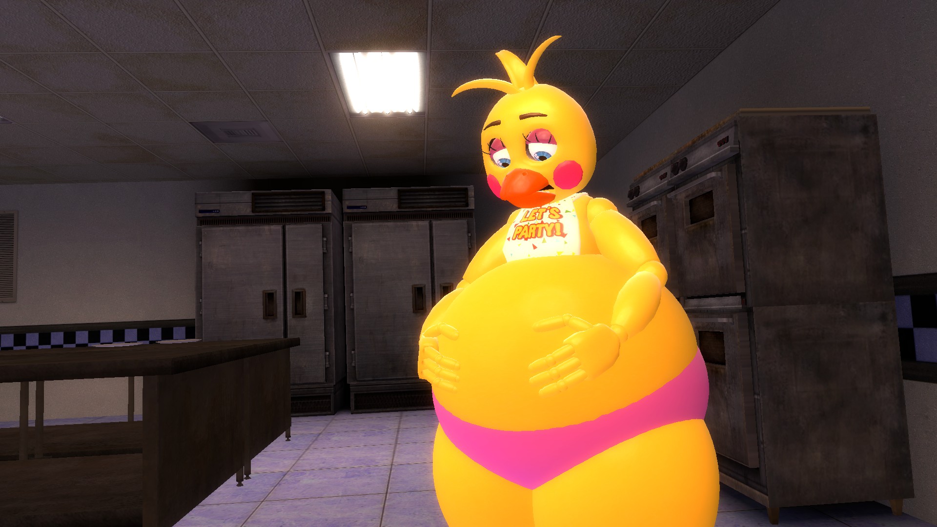 Chubby Toy Chica With Her Beak By Crowman22004 On DeviantArt chubby-toy-chica-with-her-beak-by-crowman22004-on-deviantart