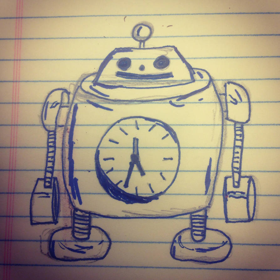 Fat Robot Clock by cdm572001 on DeviantArt