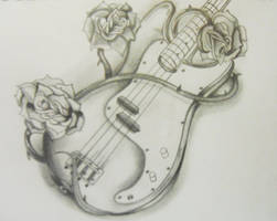 flowery guitar