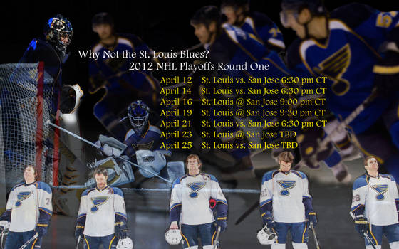 St. Louis Blues 2012 Playoffs Round One Schedule