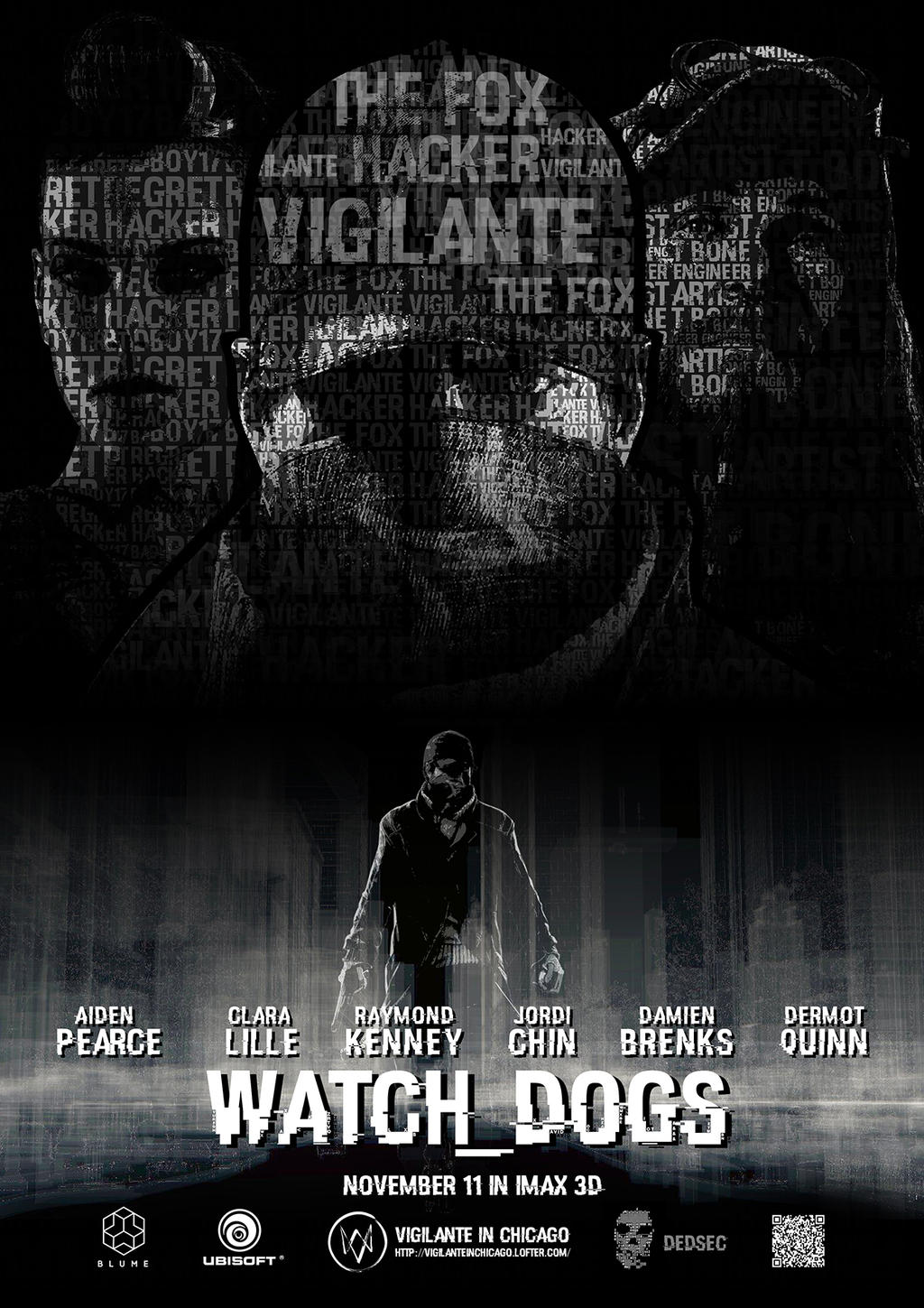 Watch Dogs Movie Poster By Grillpork On Deviantart Watch Dogs Movie Poster By Grillpork On Deviantart