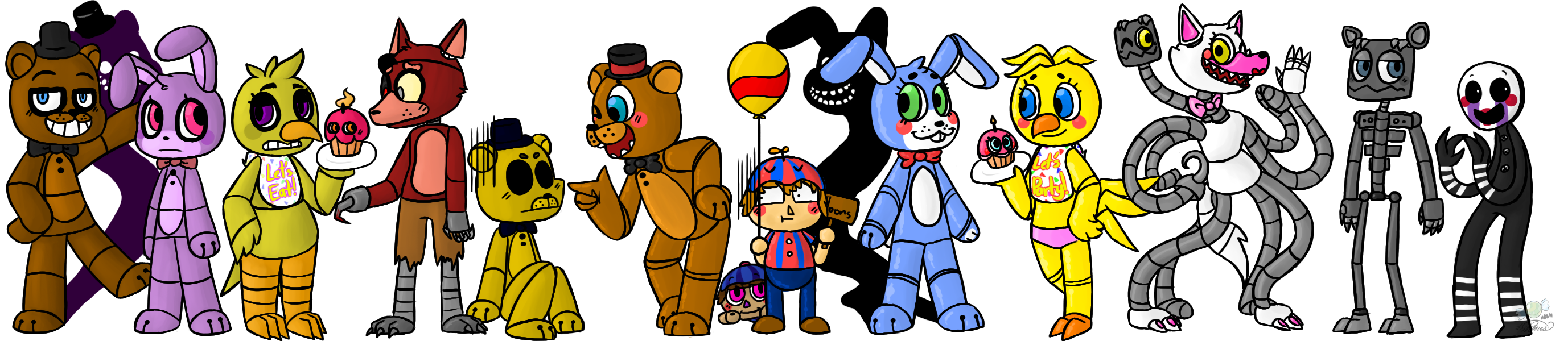 Five Night's at Freddy's 2 by TheNornOnTheGo on DeviantArt