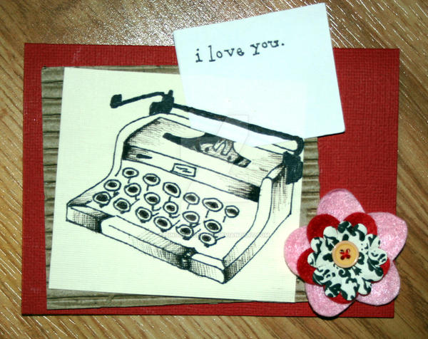 VD card typewritter