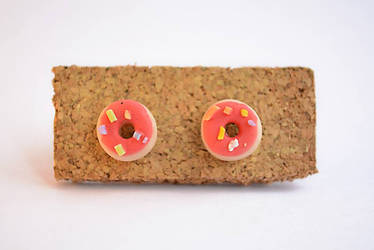 donuts stud earrings