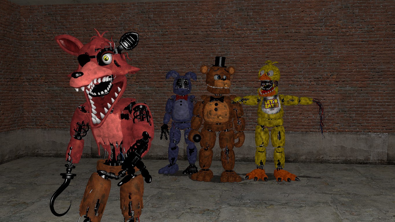 Withered Foxy FNAF Voice Animated 