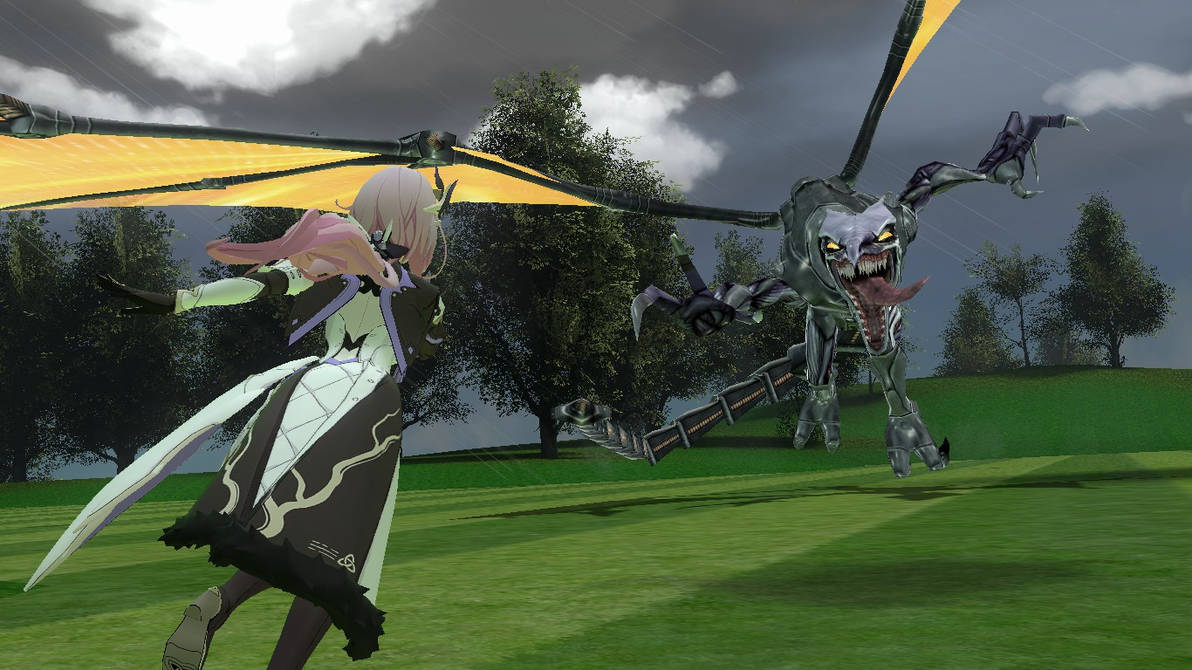 Elysia vs. Meta Ridley. by CAcartoonfan on DeviantArt