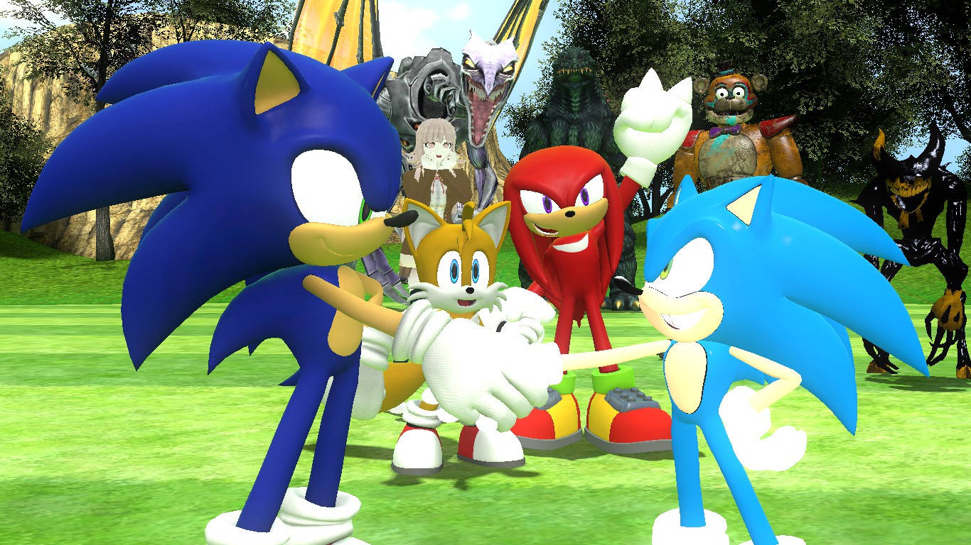 Team Super Sonic vs. Neo Metal Sonic. by CAcartoonfan on DeviantArt
