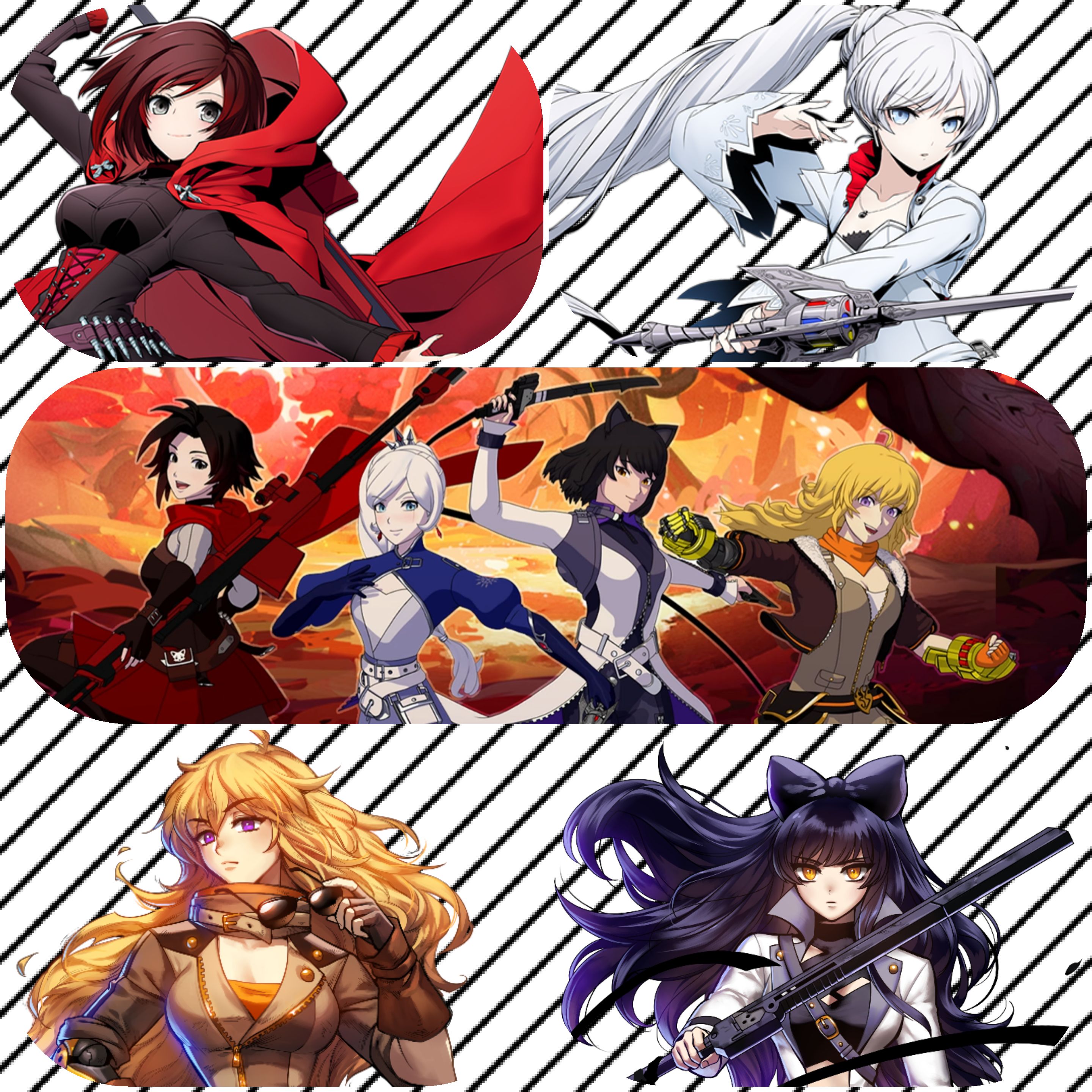 Team RWBY Collage 4. by CAcartoonfan on DeviantArt