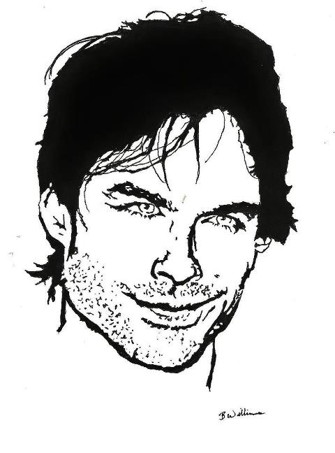 Damon by saro-sah on DeviantArt  Vampire drawings, Celebrity