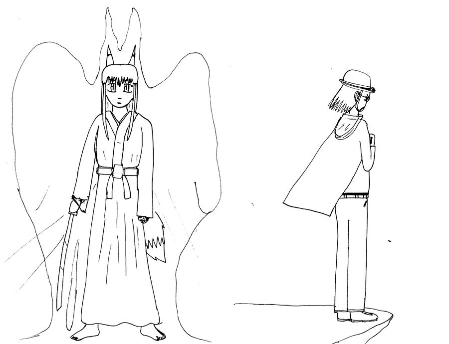 Kitsuko and Neil Rough by takeshita-kenji on DeviantArt