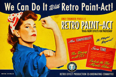 Retro Paint Act   PS Action   Kit