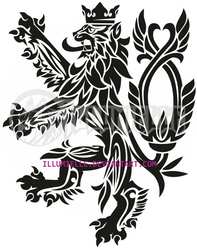 Tattoo: Bohemian (czech) Lion