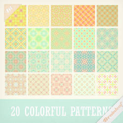 Patterns 27 - Sweet Colorful Patterns Set