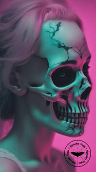 Pink Skull Girl 01