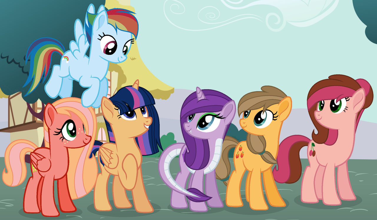 Mlp Rd Mane Mlp Mane 6 ng by HuskyHd on DeviantArt