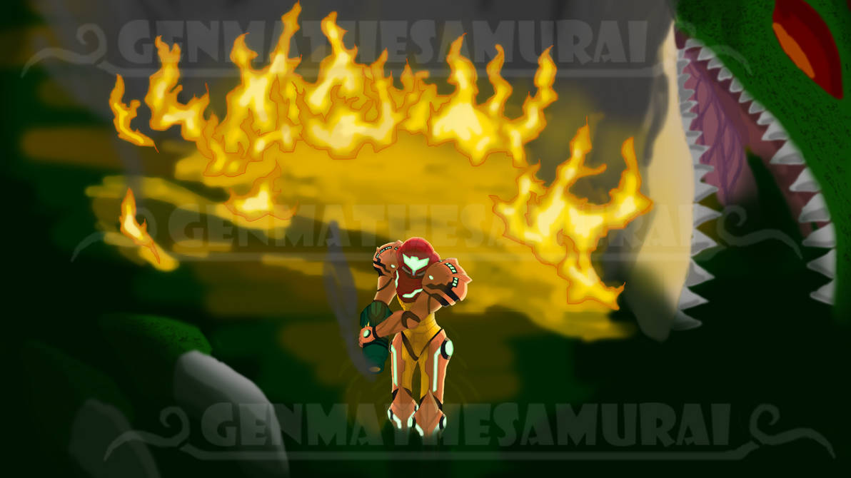 On to the next hunt| Metroid fanart (remade) by GenmaTheSamurai On to the next hunt| Metroid fanart (remade) by GenmaTheSamurai