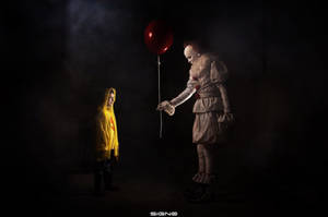 Pennywise and Georgie by LeanAndJess Pennywise and Georgie by LeanAndJess