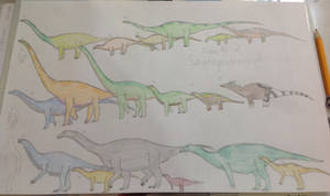 Diversity of Sauropodomorphs