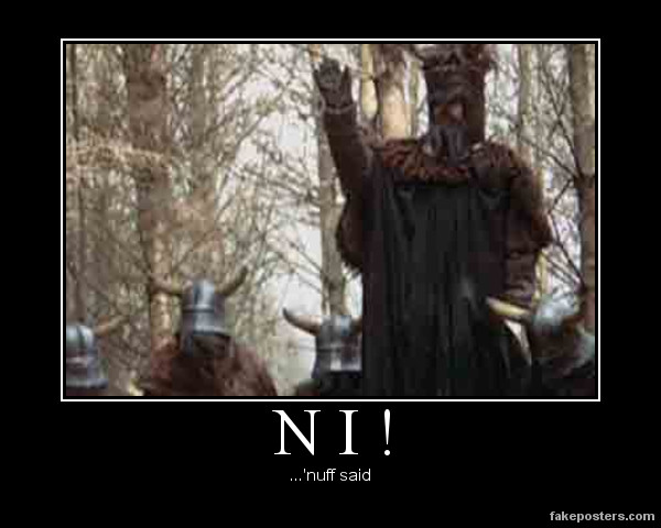 Knights Who Say Ni By Zed With Fangs On Deviantart Knights Who Say Ni By Zed With Fangs On Deviantart