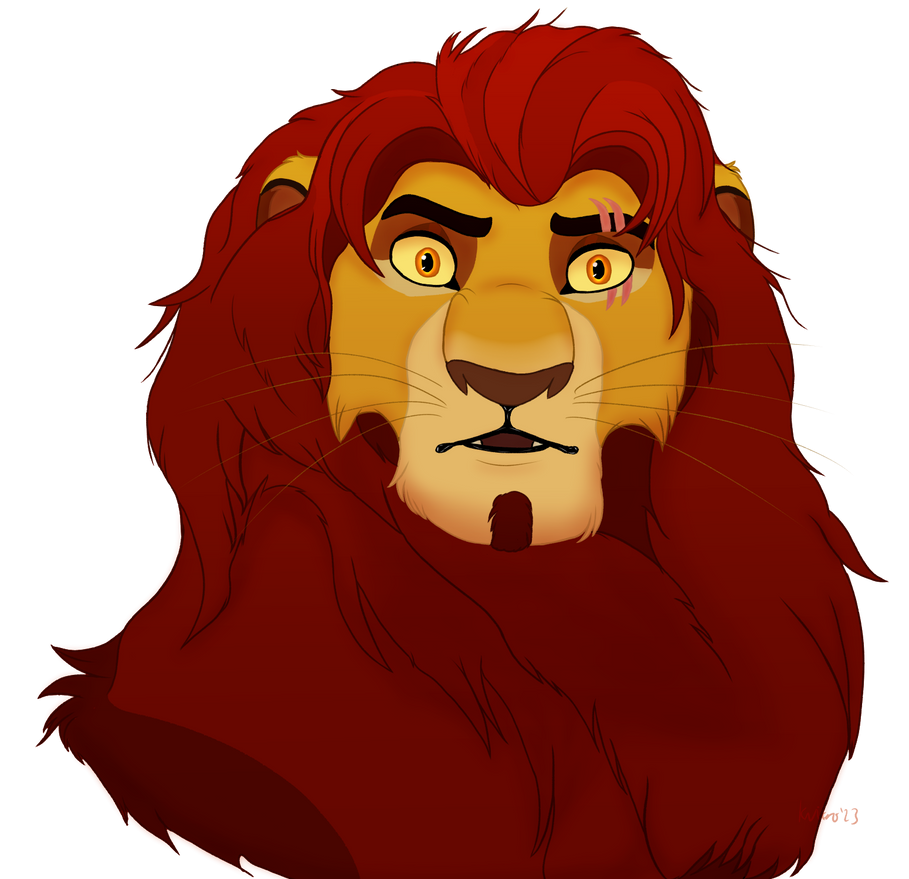 Kion Kion Grown Up by forehandcrosscourt on DeviantArt