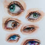 Watercolor eye practice :3