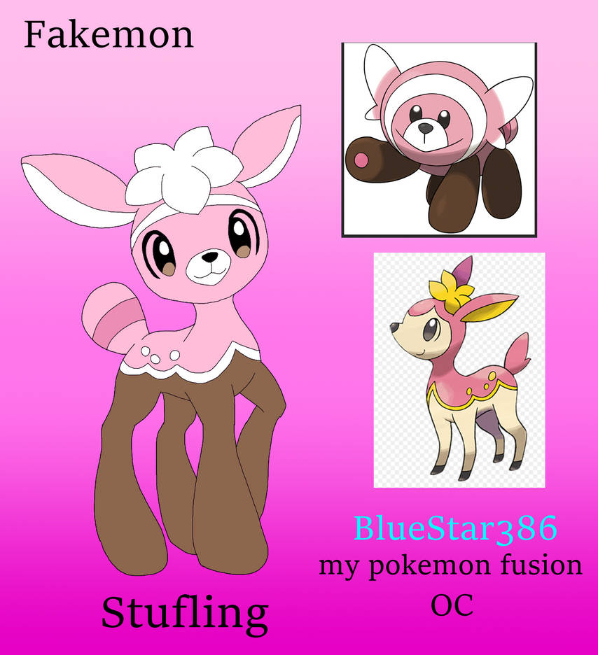 Stufling Pokemon Oc (fusion) by bluestar386 on DeviantArt