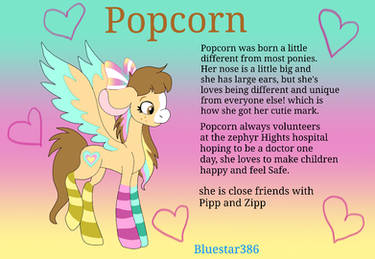 Popcorn the Pegasus G5 Oc