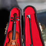 Miniature replica violin