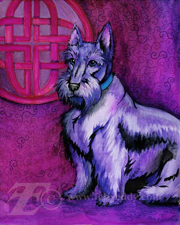 Celtic Scottie Dog