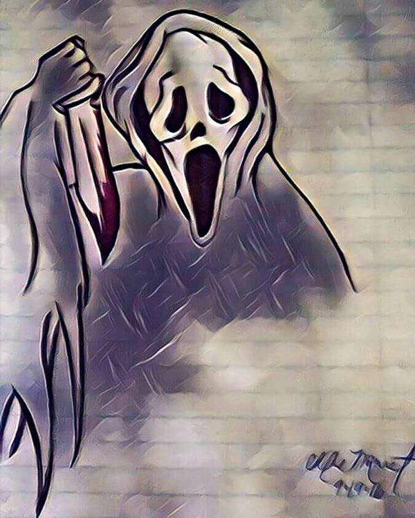 Scream Drawing by chloeimouret on DeviantArt