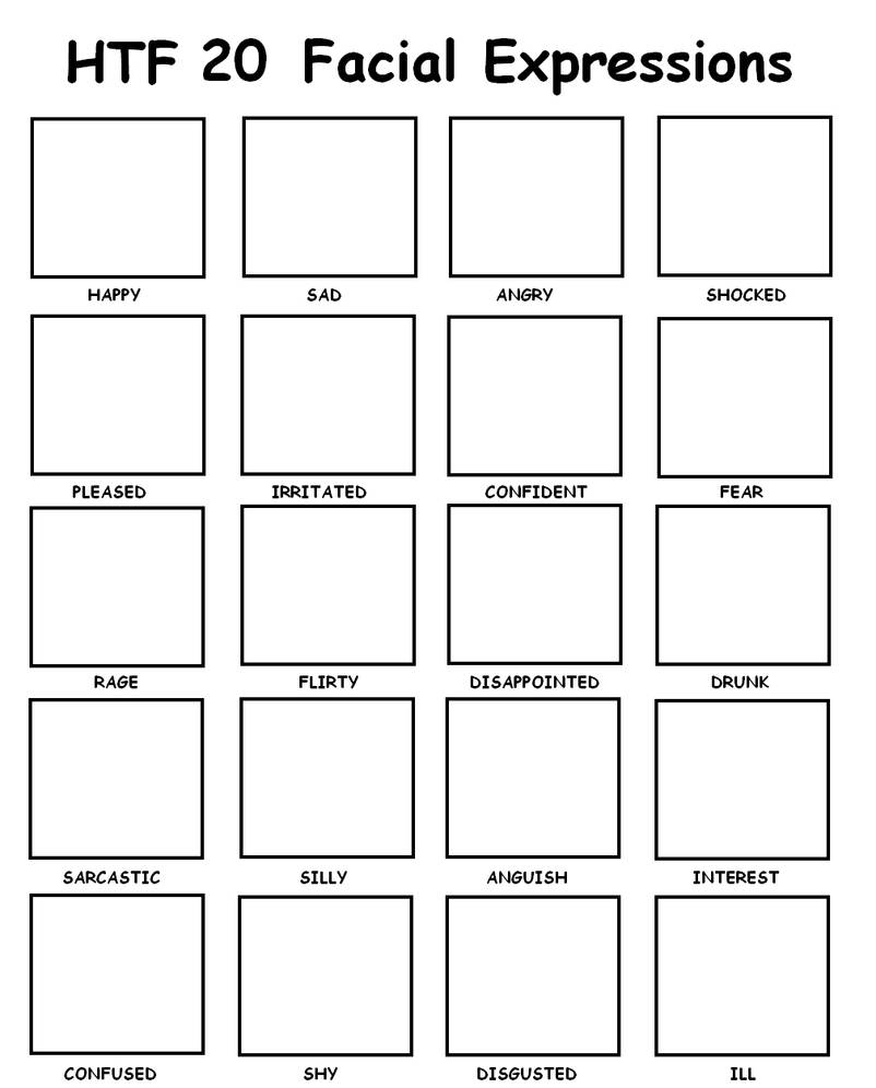 HTF 20 Facial Expressions Meme by reimaniquis on DeviantArt